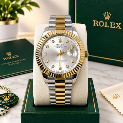 Premium Rolex Oyster Perpetual Watch With Date In 5 Colors