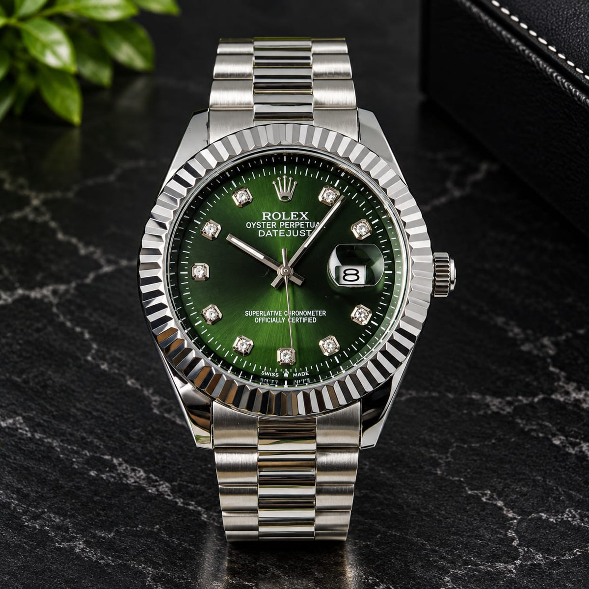 Premium Rolex Oyster Perpetual Watch With Date In 5 Colors