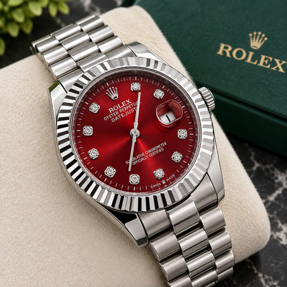 Premium Rolex Oyster Perpetual Watch With Date In 5 Colors