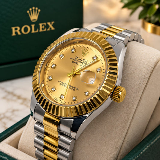 Premium Rolex Oyster Perpetual Watch With Date In 5 Colors