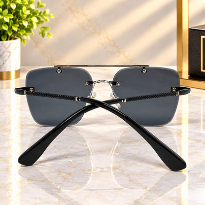 Luxury Black Flat Top Square Sunglasses Inspired By Burberry Available In 3 Colors